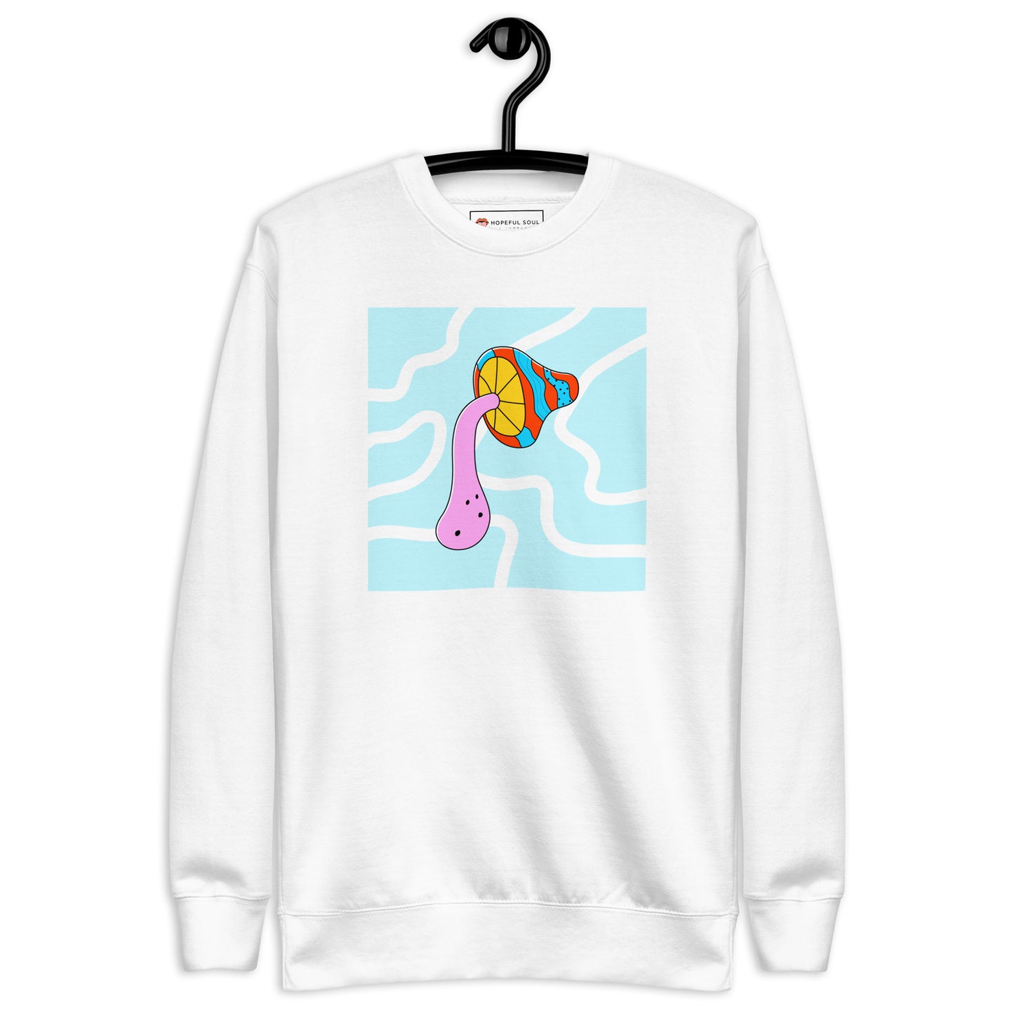 Hopeful Soul & Co + 1970s Bright Shroom Sweatshirt